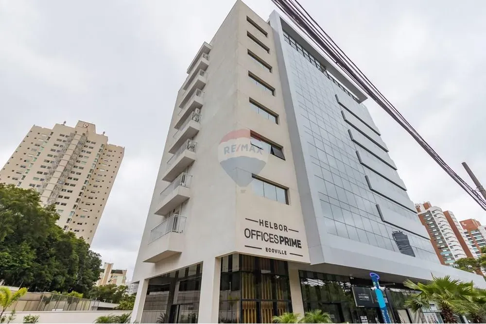 Sala comercial para alugar 33m² e 1 vaga de garagem no Helbor Offices Prime, Ecoville/PR,