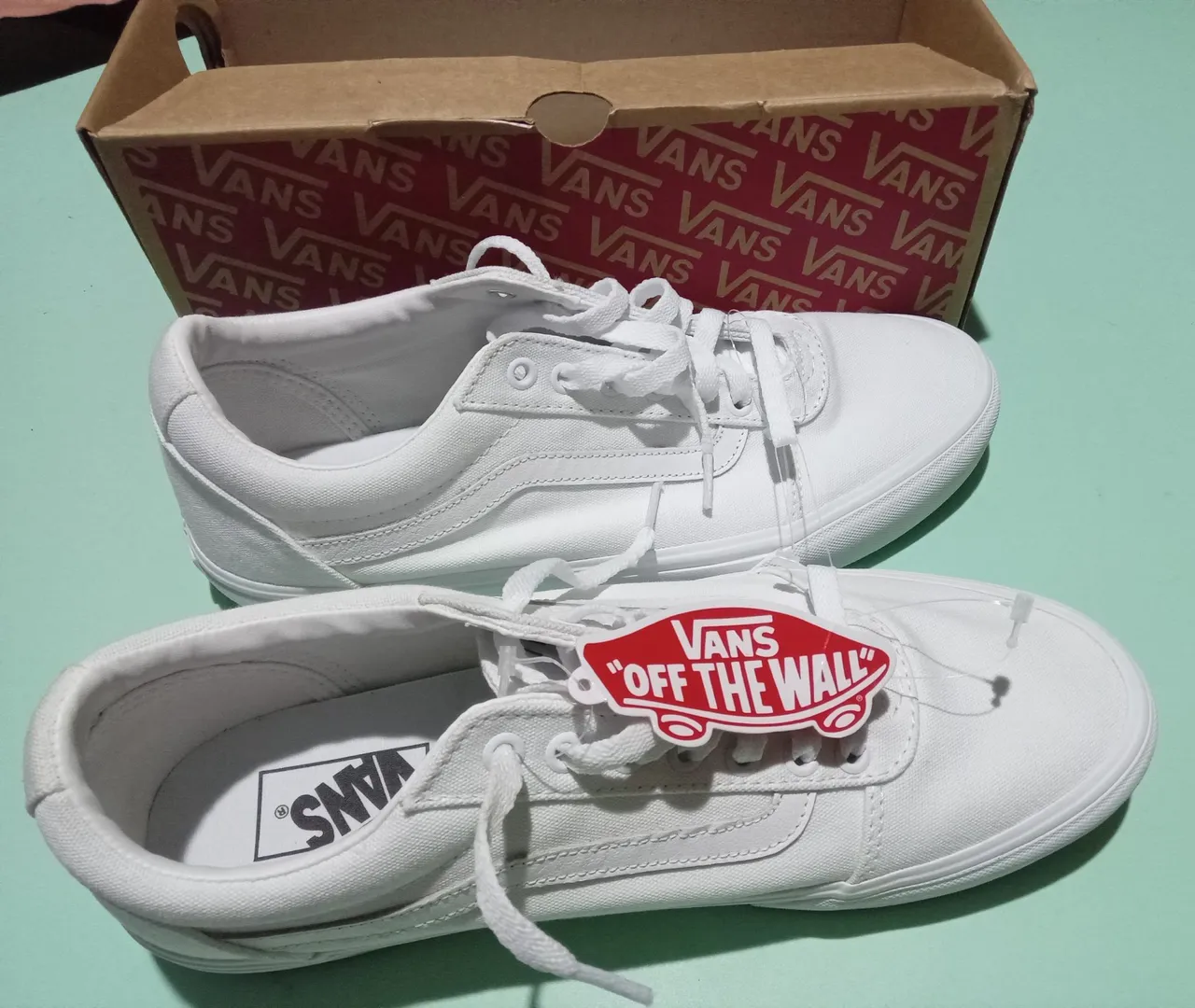Tênis Vans Branco Old Skool Tumble True white original