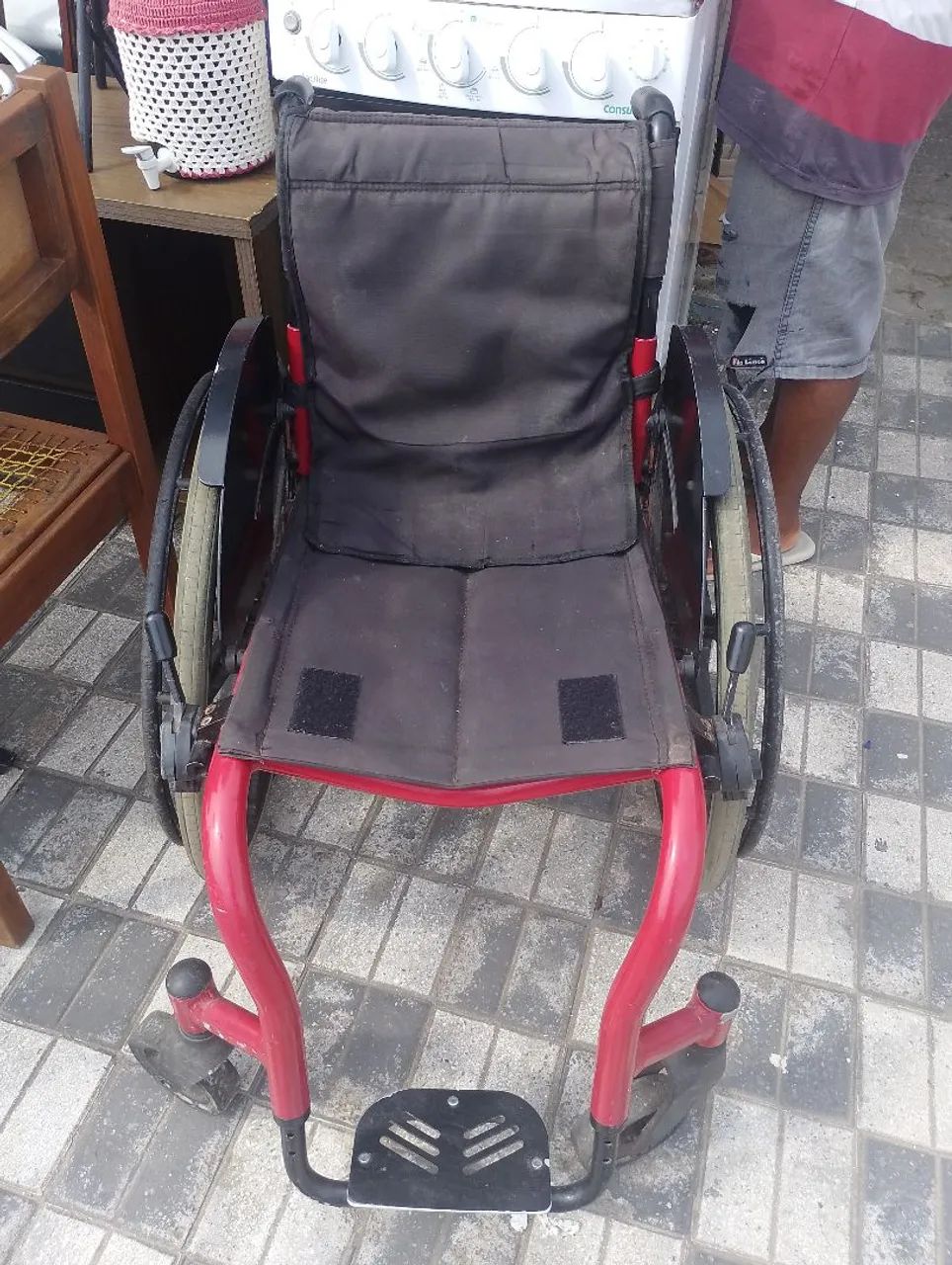 Cadeira de Rodas Ortobras em ótimo estado pronta para Uso - Foto 2