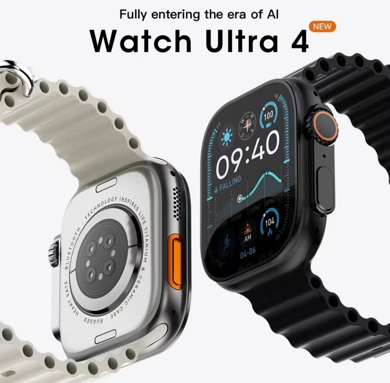 Smartowath Ultra 4 da microwear 49mm a prova d'água mais pulseira de blinde e película  - Foto 2