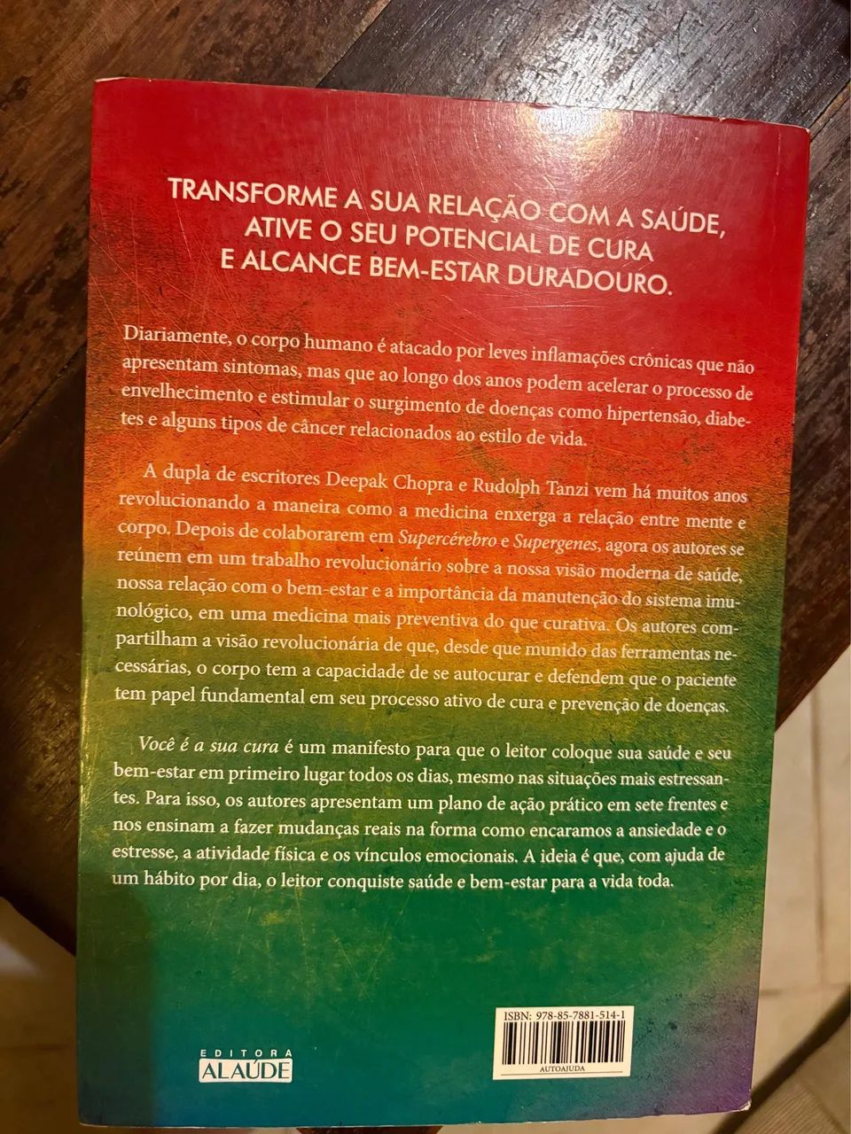 Você e a Sua Cura ? Deepak Chopra & Rudolph E. Tanzi - Foto 2