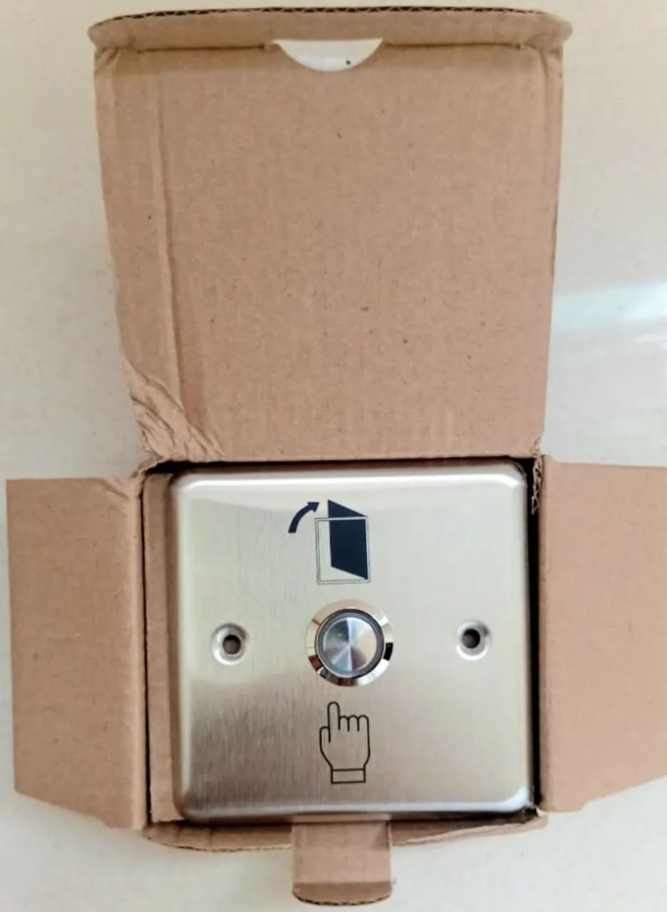 Botão Controle de Acesso em Inox com Luz Led - Foto 2