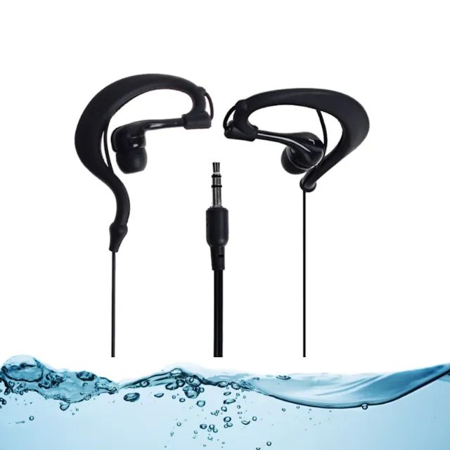 C104 Fone de ouvido com suporte à prova dágua natação piscina surf mar - Foto 2