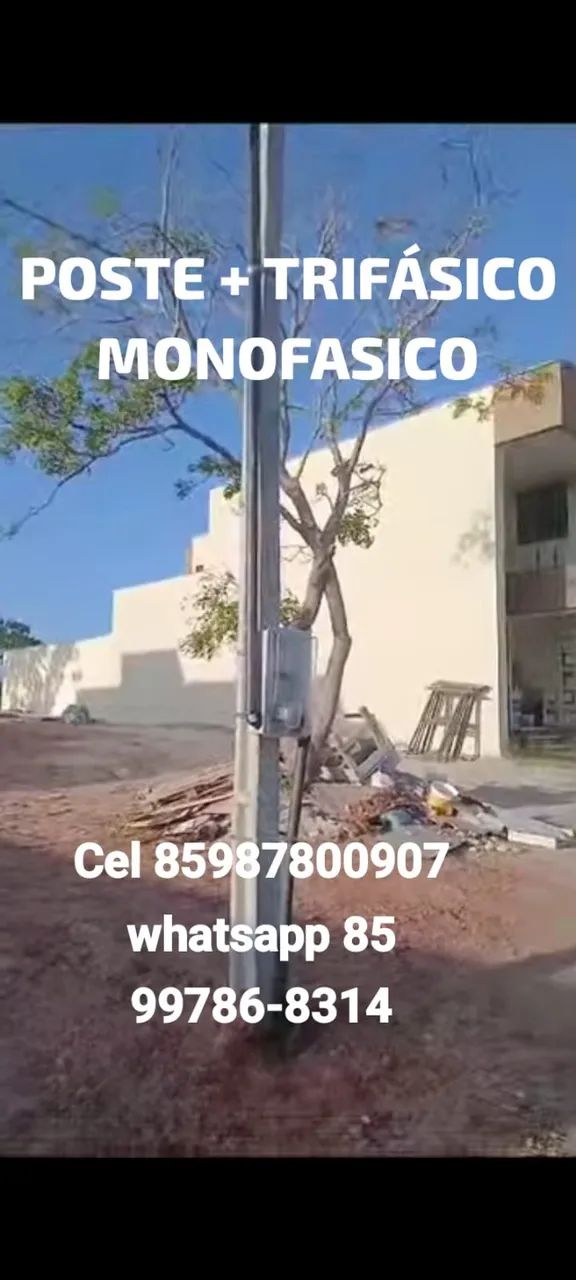 Poste de Concreto + Frete Grátis (Fortaleza), Kit Enel Orçamento Individual.
