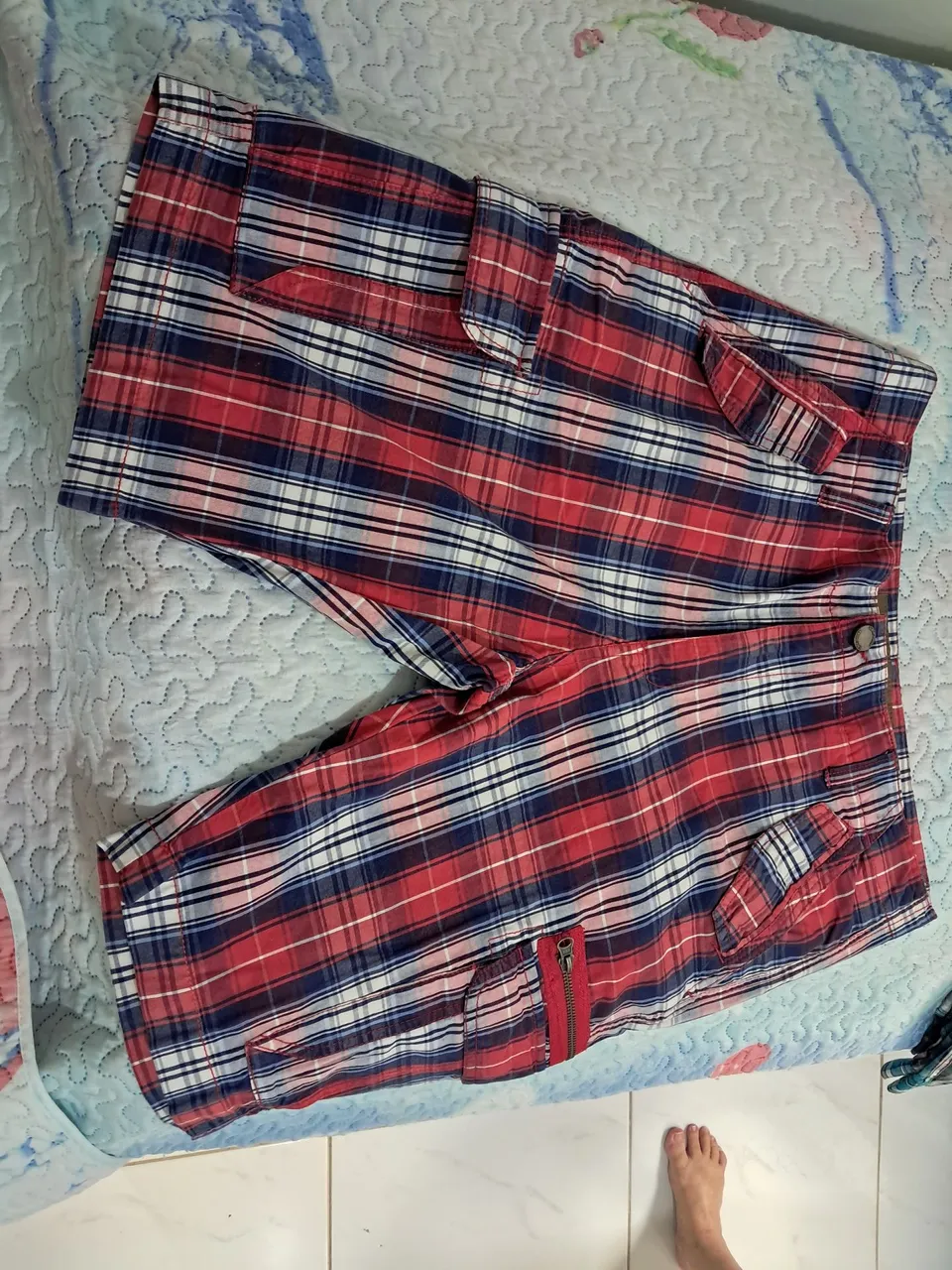 Shorts e bermuda xadrez