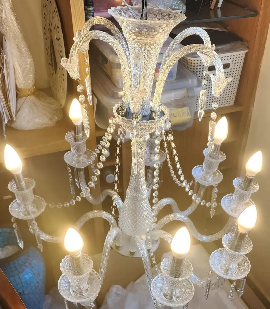Lustre de Cristal Clássico - Foto 3