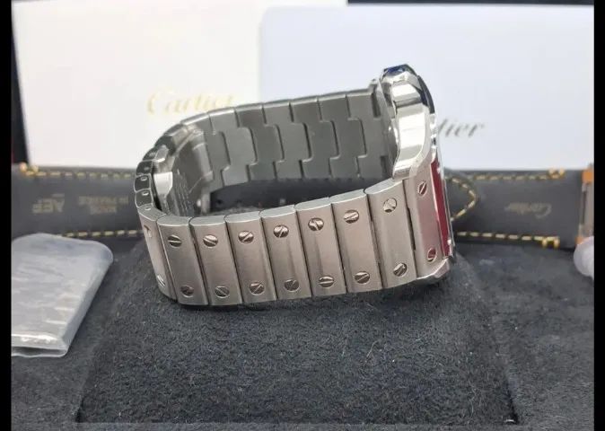 Relógio CARTIER SANTOS AUTOMÁTICO  - FUNDO BRANCO  - Foto 3