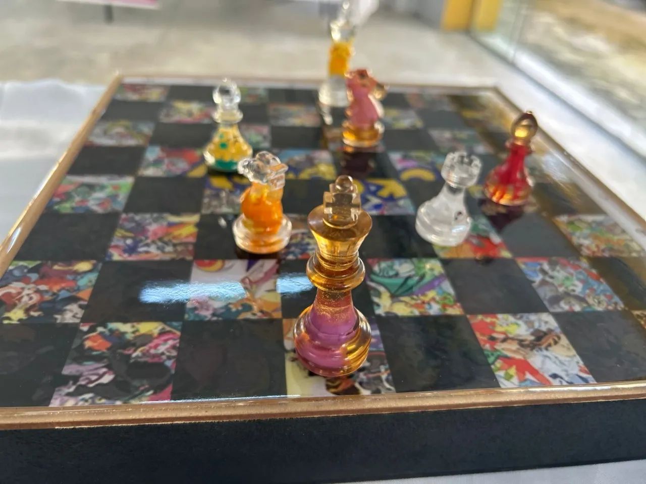 Jogo de xadrez + tabuleiro personalizado  - Foto 2