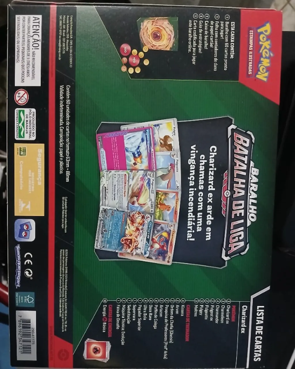 ? Deck Pokémon Charizard ex - Completo e Pronto pra Jogar! ?