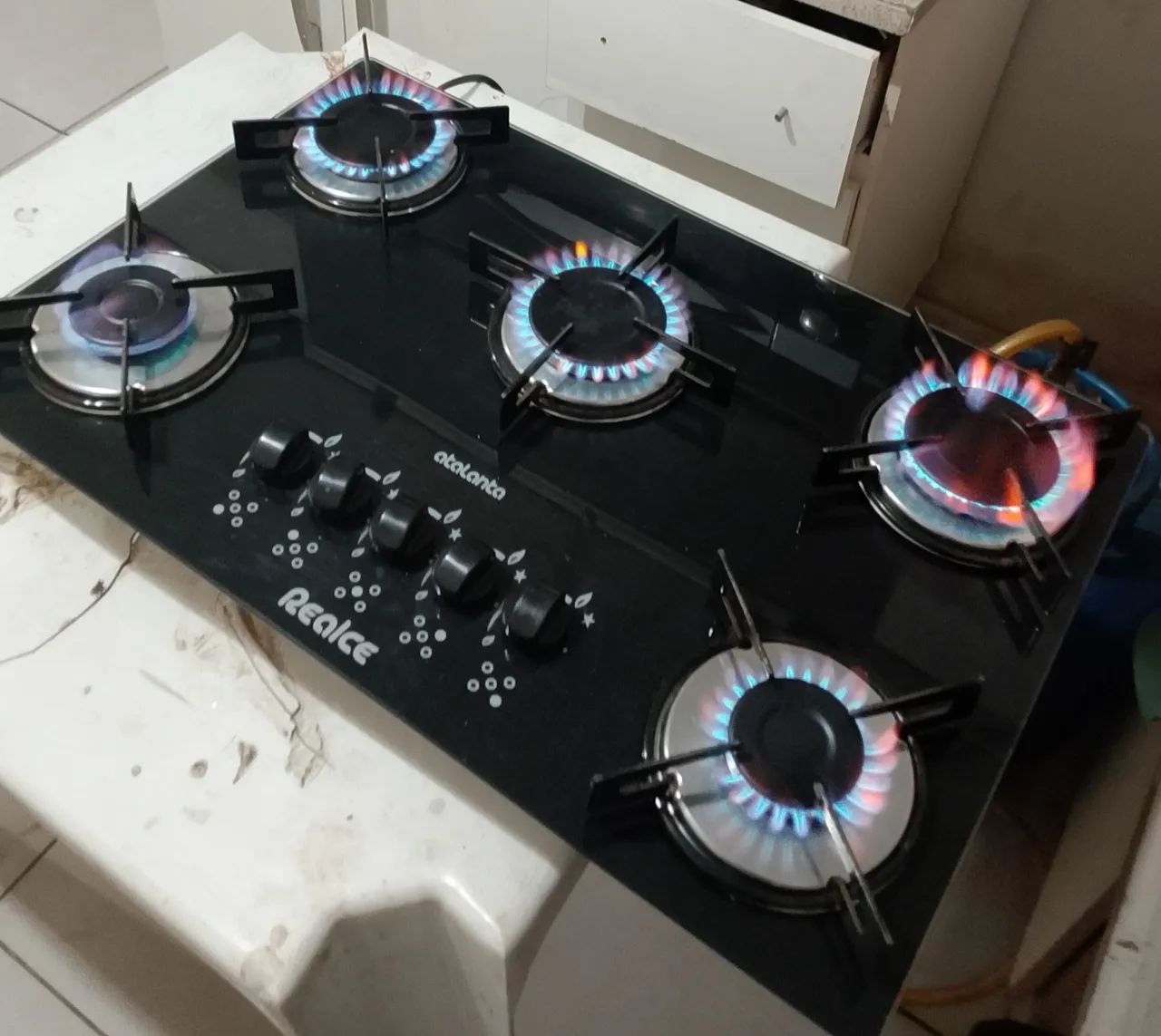 Fogão 5 bocas Cooktop Realce  - Foto 4