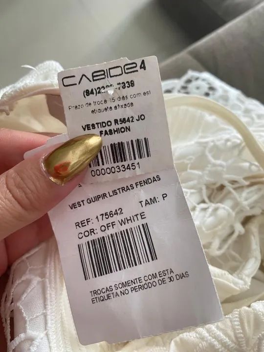 Vestido Cabide Novo Na Etiqueta Nunca Usado (Leia o anúncio