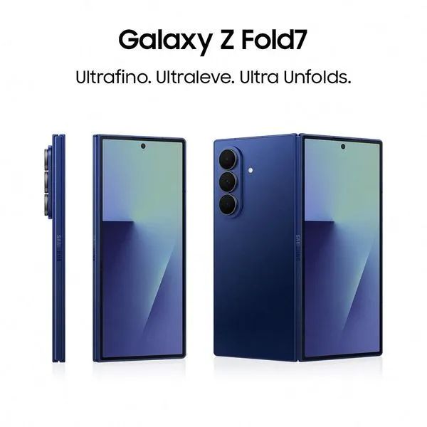 Galaxy Z Fold7 1TB 未開封 Samsung Galaxy Z Fold7 1TB lacrado com NF e garantia. - Celulares