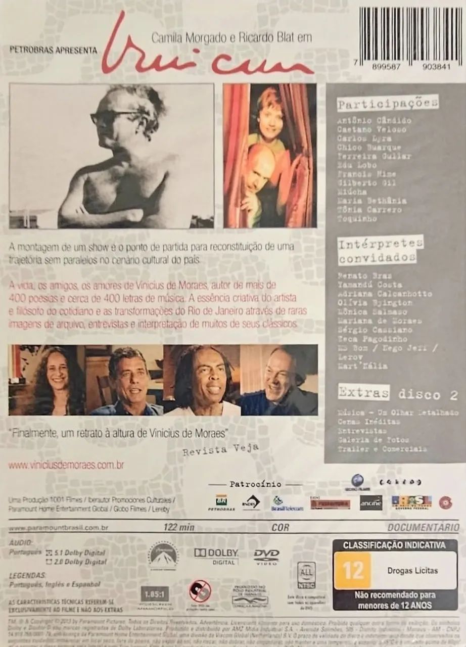 DVD duplo Vinicius de Moraes - Truce - Foto 2
