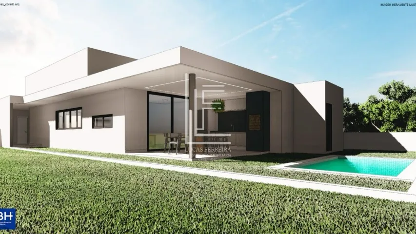 Casa com 03 suítes e 214m² de área construída em condomínio fechado - Cd. Enseada da Lagoa
