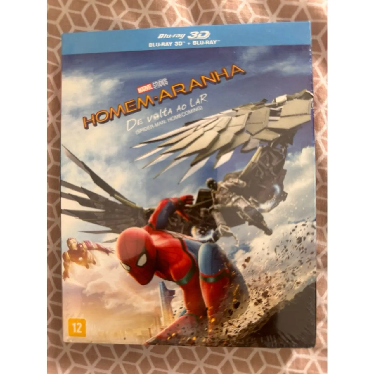 Blu ray Homem Aranha - De Volta ao Lar 3D+2D - com luva - 2 discos - LACRADO