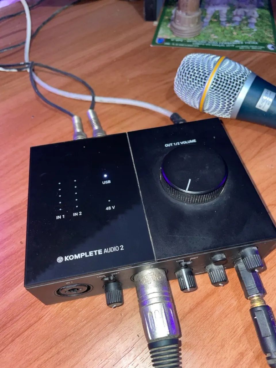 Microfone USB para Gravação e Streaming