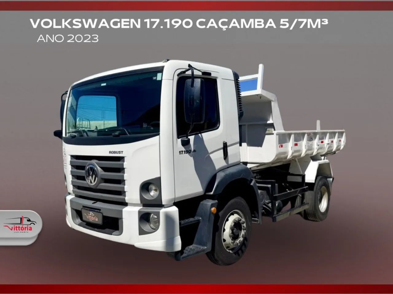 Caminhão Volkswagen VW 17.190 Caçamba 5/7 m³ ano 2023 - Foto 3