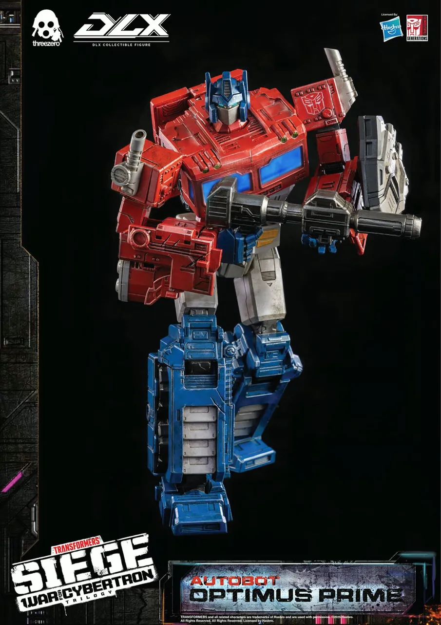 Optimus Prime Diecast Threezero DLX Transformers Siege War For Cybertron - Foto 2
