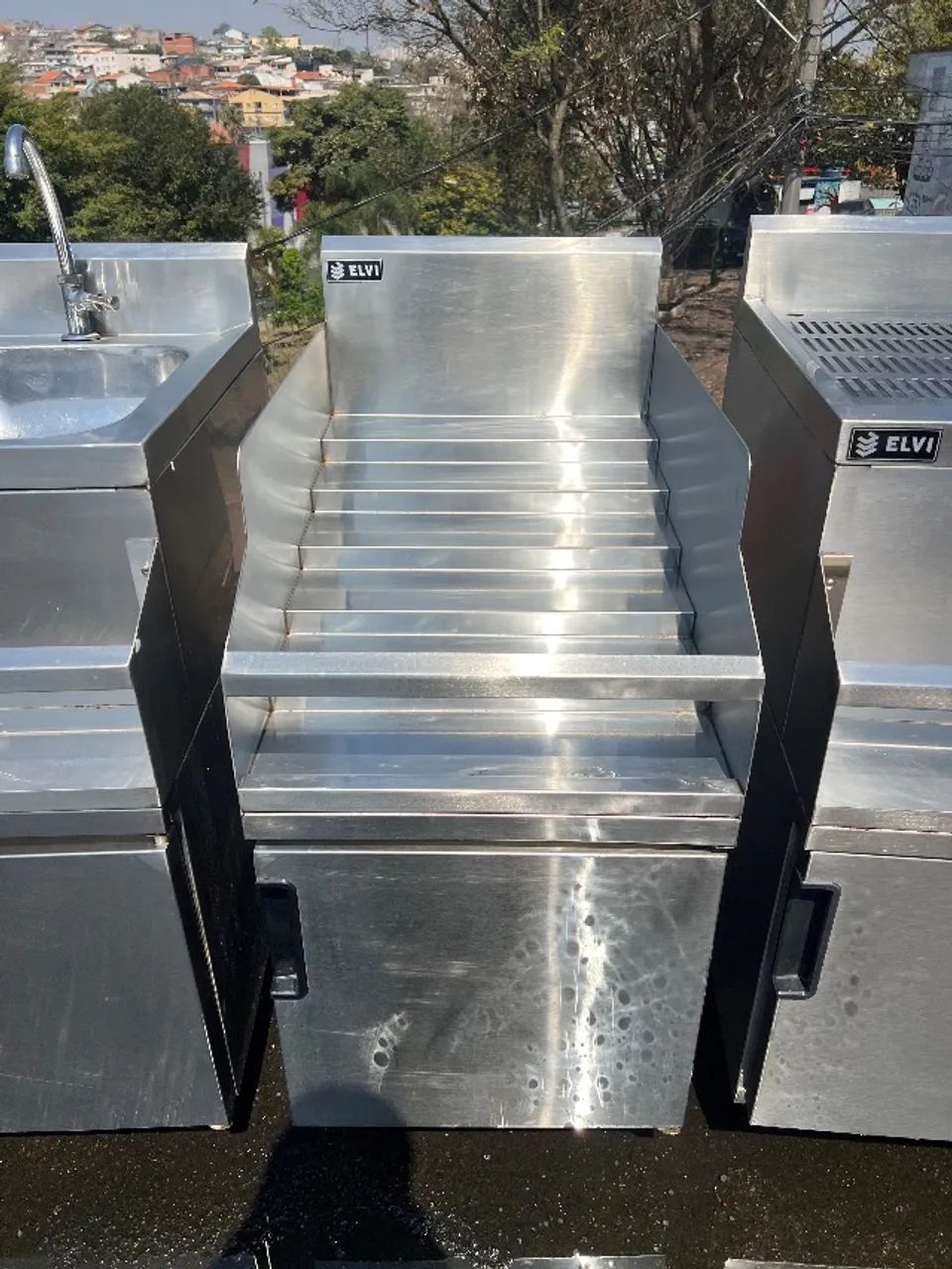 Conservador de fritura elvi restaurante batata frita  - Foto 4