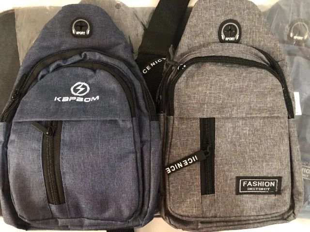 Mochila Bolsa Ombro - Transversal - Peito