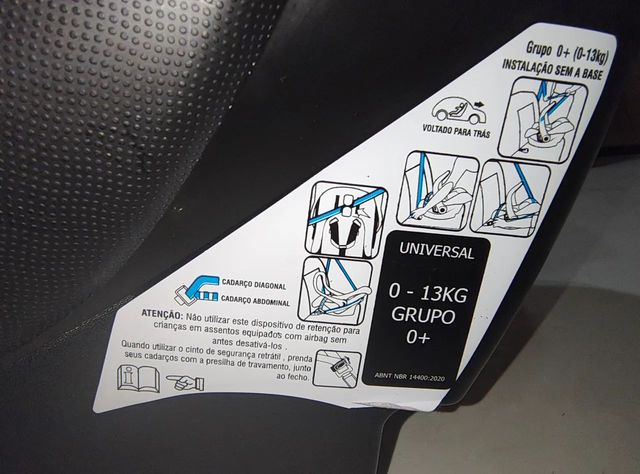 Bebê conforto Galzerano + base, novíssimo  - Foto 5