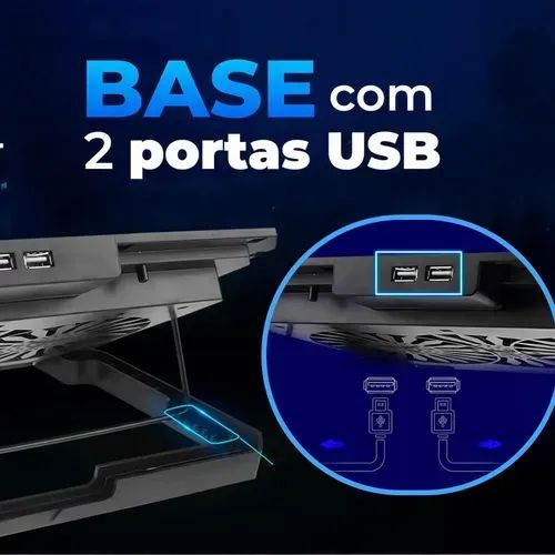 Base refrigerada para notebook | Suporte para Notebook - Foto 3