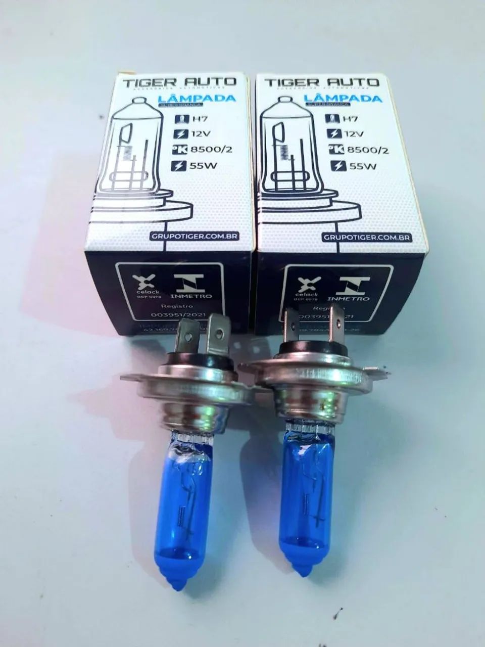 Lâmpadas Super Branca Efeito Xenon para Farol Principal e Milha - Foto 2