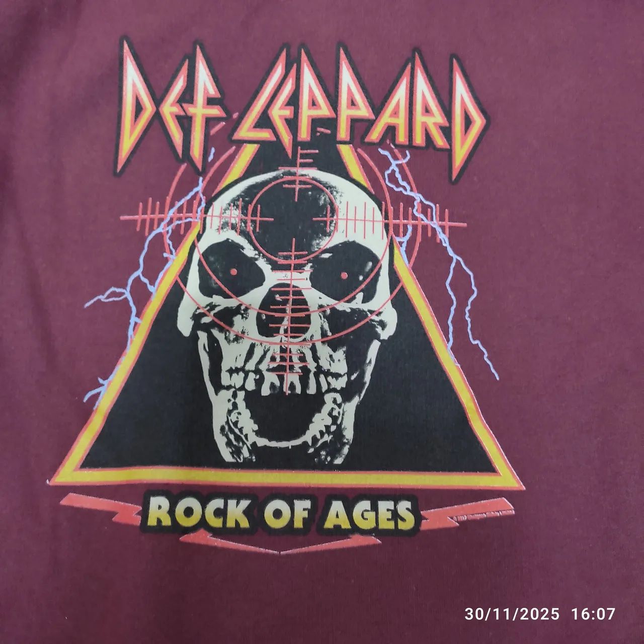 Def Leppard - Moletom oficial de tour "XL" GG