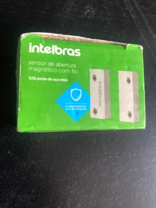 Sensor de Abertura Magnético Intelbras XAS para Porta de Aço Mini