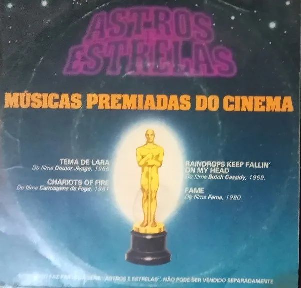 Disco de 1965 com Músicas Premiadas do Cinema
