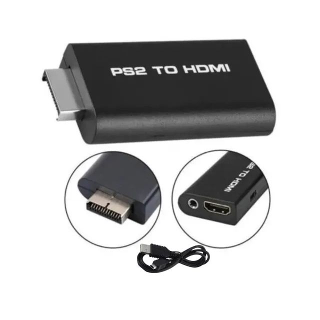 Adaptador Conversor PS2 AV para HDMI