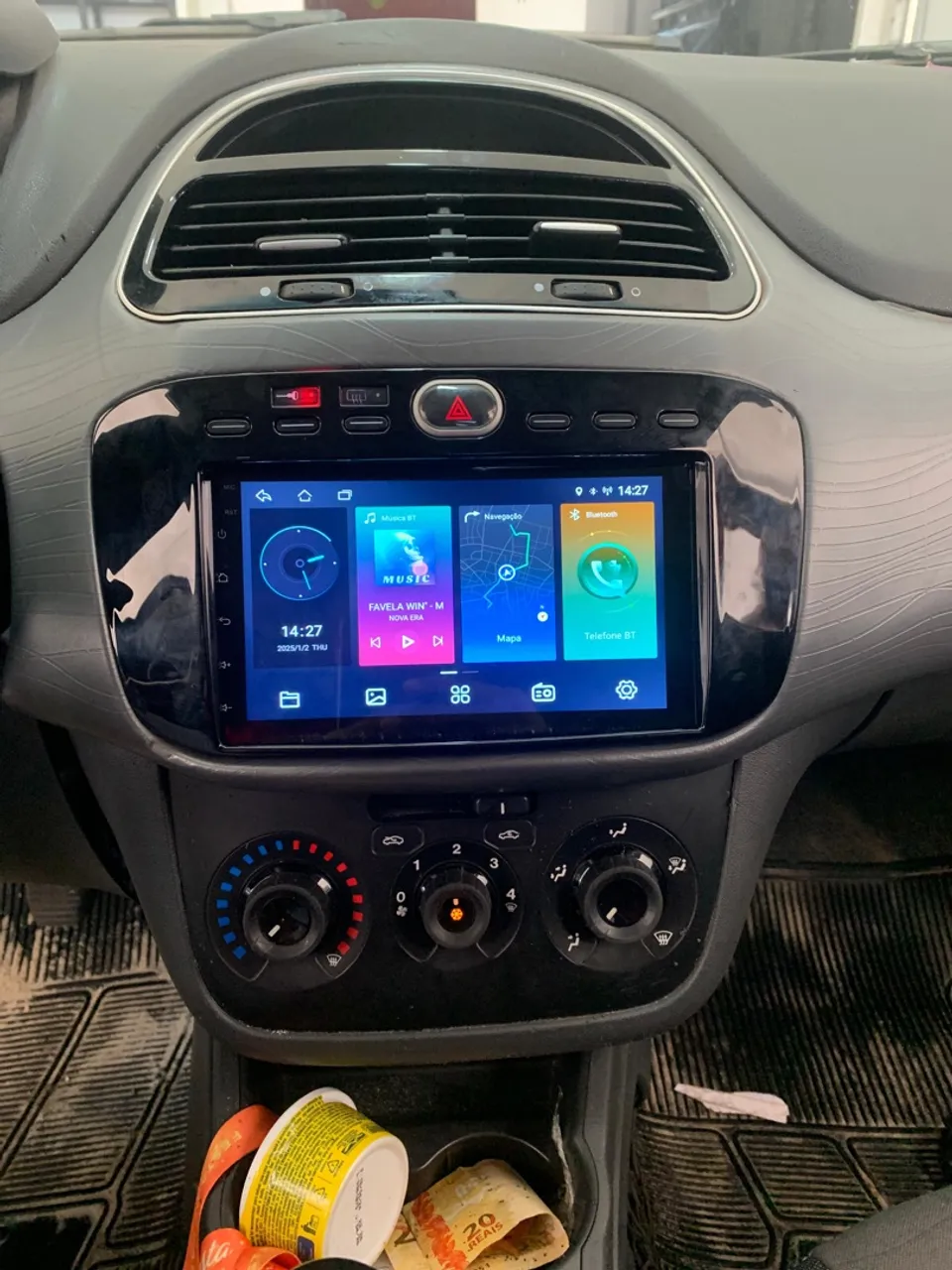 Central Multimídia Android para Fiat Punto