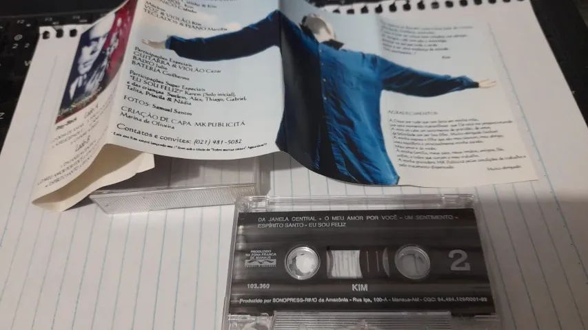  KIM  (BandaCatedral) -  Um Sentimento - K7 Play-back original - Foto 2