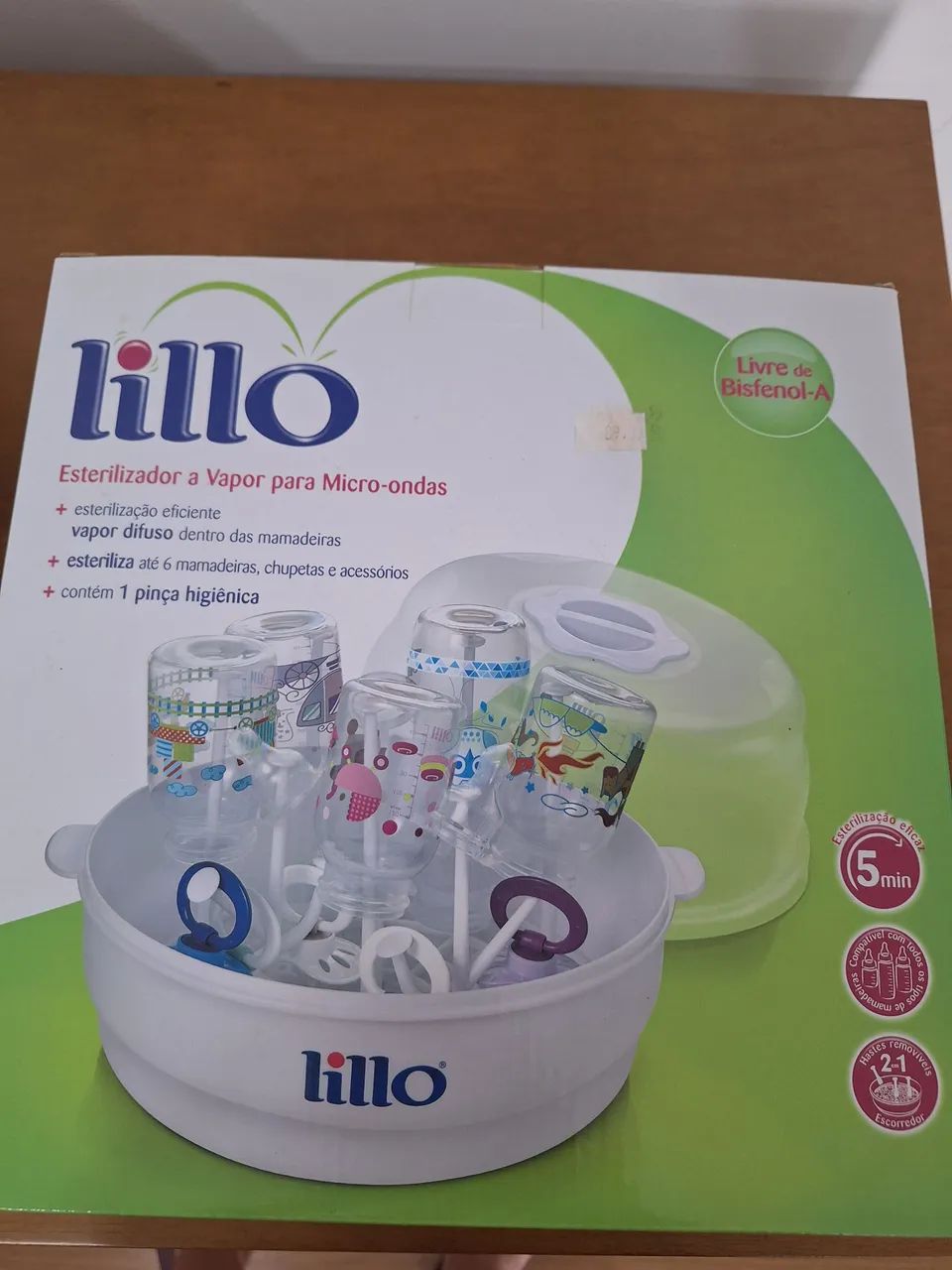 Esterilizador de mamadeiras para Micro-ondas Lillo - Foto 3