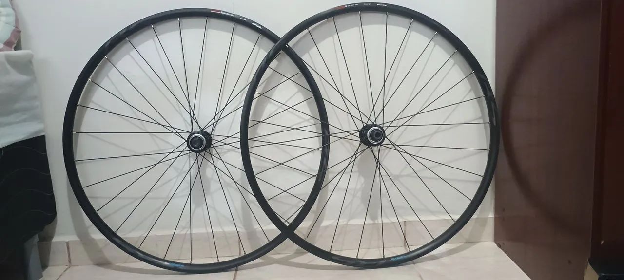 Par de Rodas Shimano WH-RS171 Disc HG 8 a 12v Preto Zera