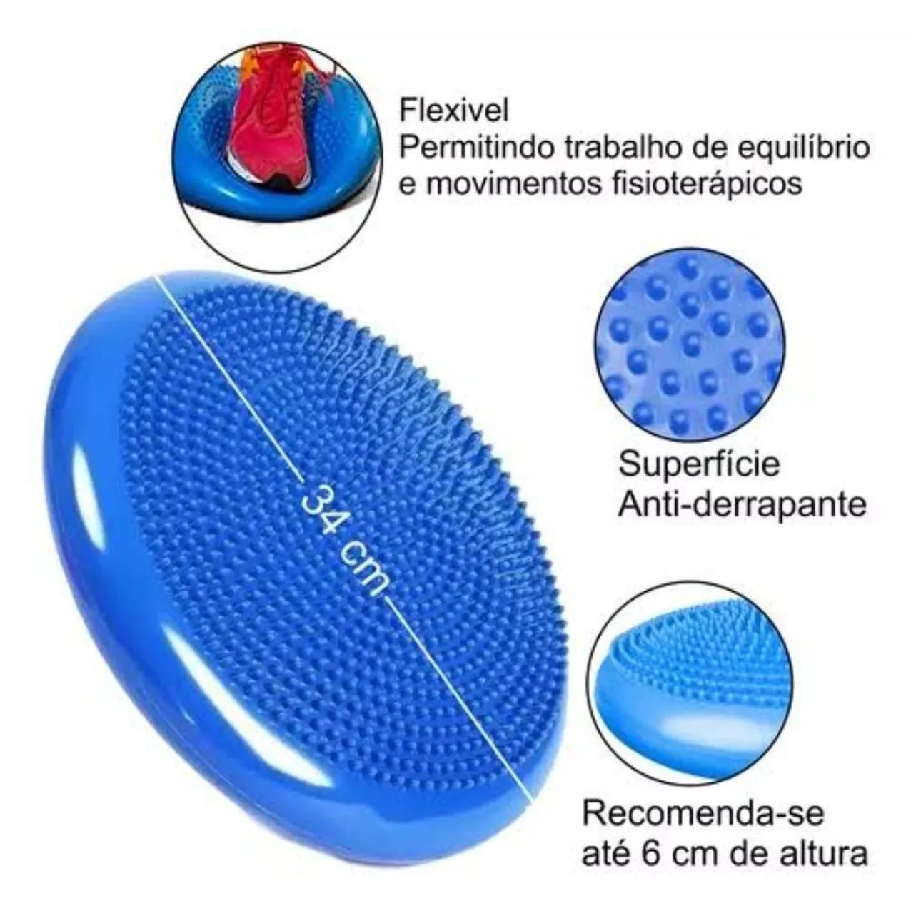 Disco de Equilíbrio para Exercícios - Novo - Foto 3