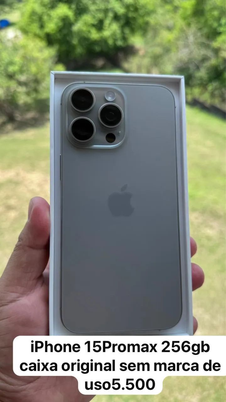 iPhone 15 Pro Max 256 - Celulares e Smartphones - Japiim, Manaus