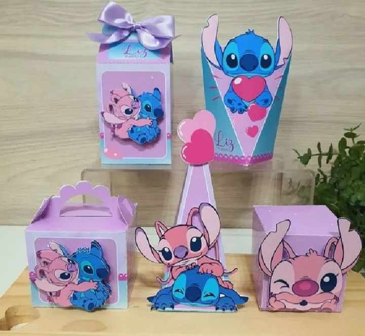 Kit Festa Stitch e Angel - Personalizado
