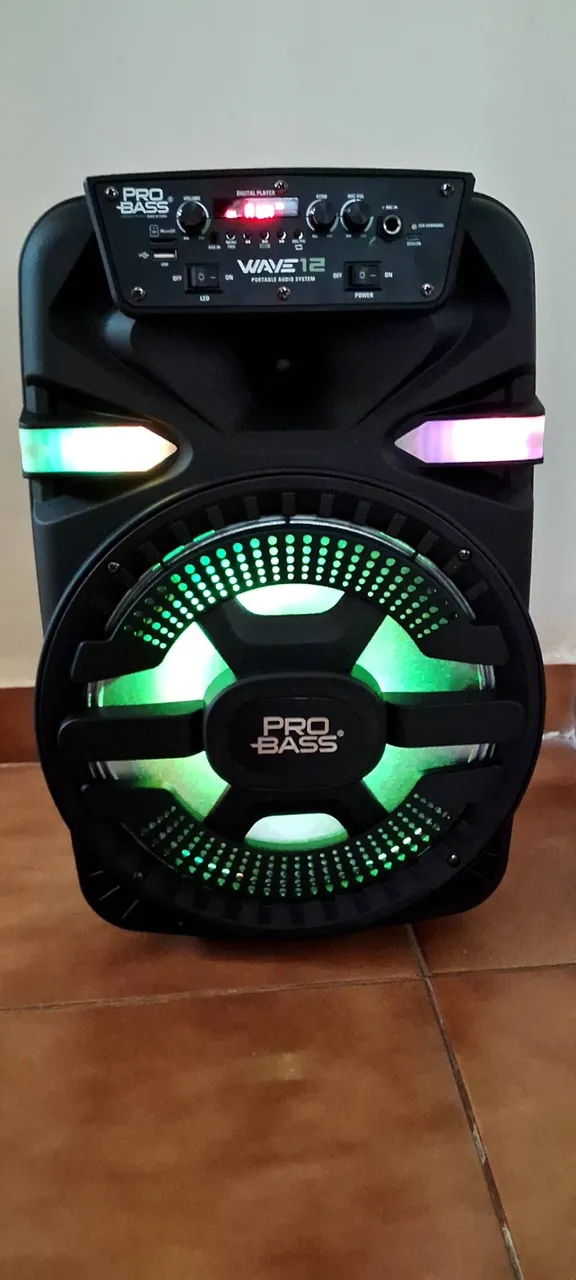Caixa som nova probass wave12 garantia