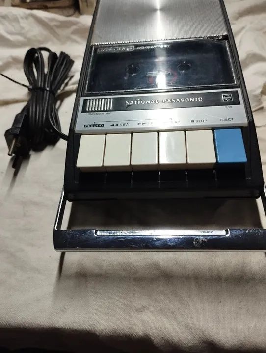 Gravador K7 Panasonic Original Japonês Vintage 70 - Foto 2