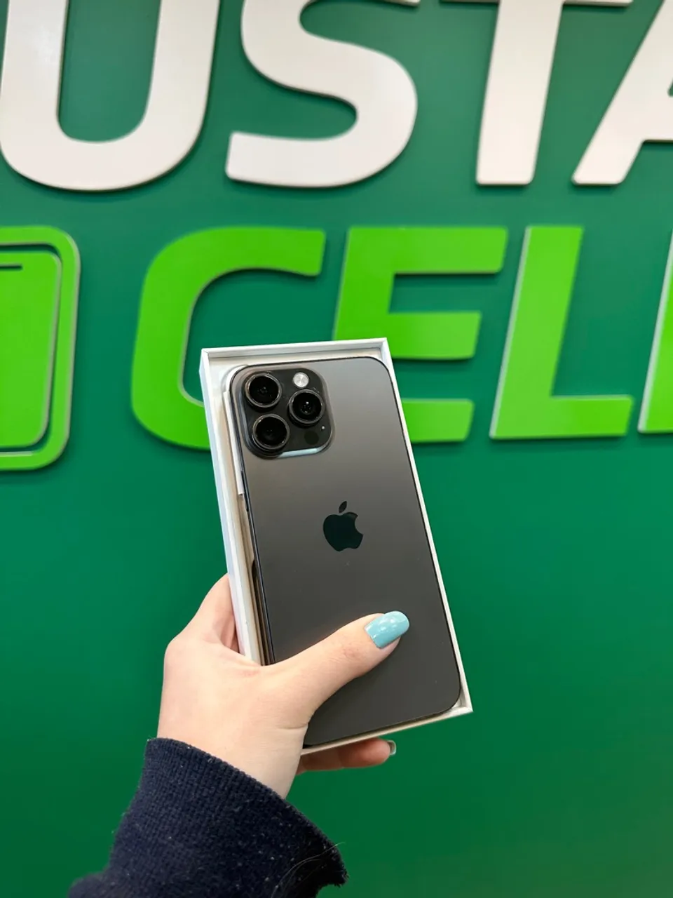 iPhone 15 Pro Max 256 Titanium Preto