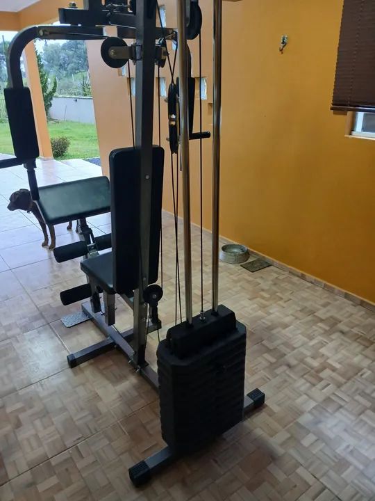 Estação de musculação 80kg - Foto 2