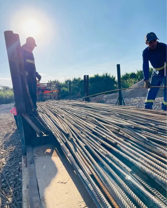 Vergalhão de aço reciclado 