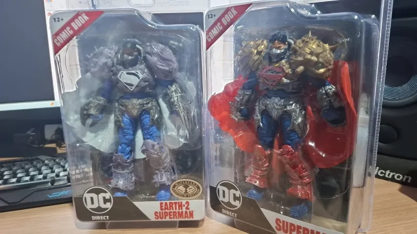 Lote duas figuras de ação MCfarlane Superman (Reservado Rodrigo)