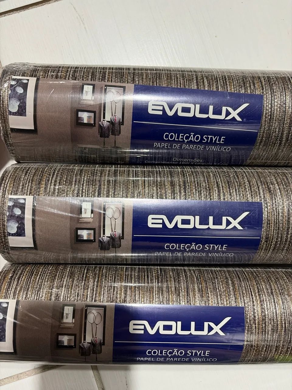 Papel Parede Vinílico 10m rolo  - Foto 2