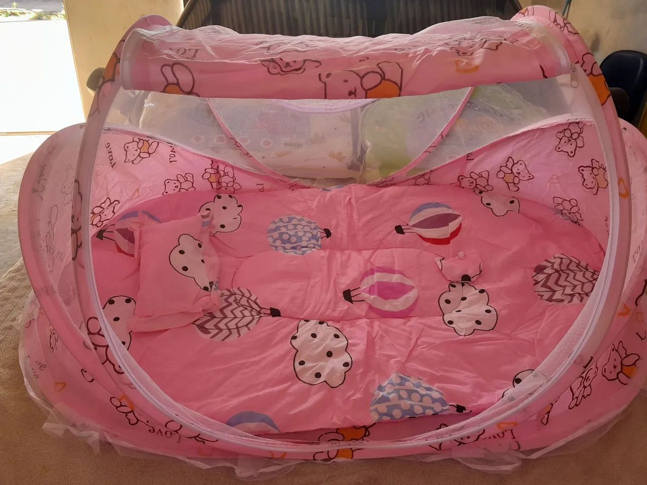 BERÇO PORTÁTIL ACOLCHOADO 120 REAIS AVISTA 