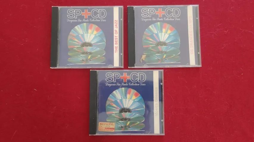 Lote com três CDs SPCD 1995