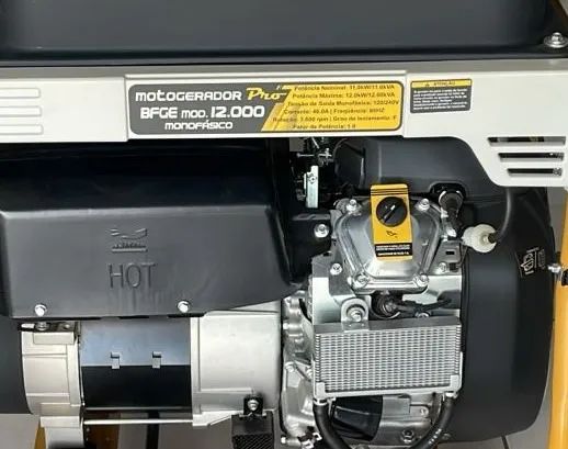 GERADOR GASOLINA BFGE 12000 12KVA MONO BUFFALO - NOVO - Foto 2