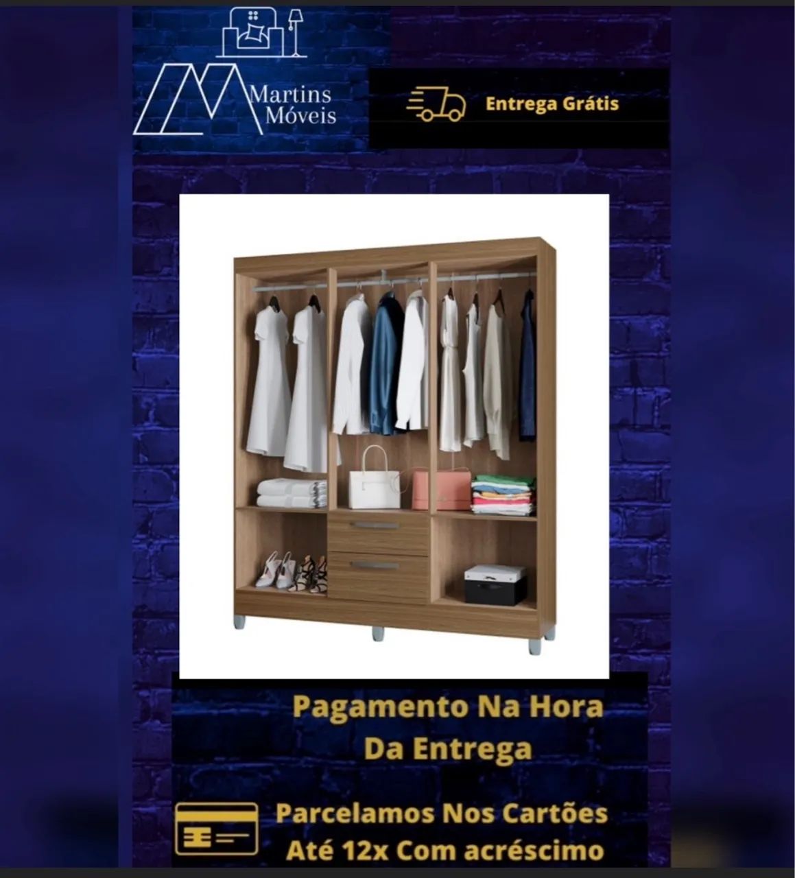 GRANDE PROMOÇÃO GUARDA ROUPA MULTI POQUEMA ENTREGA GRÁTIS   - Foto 5