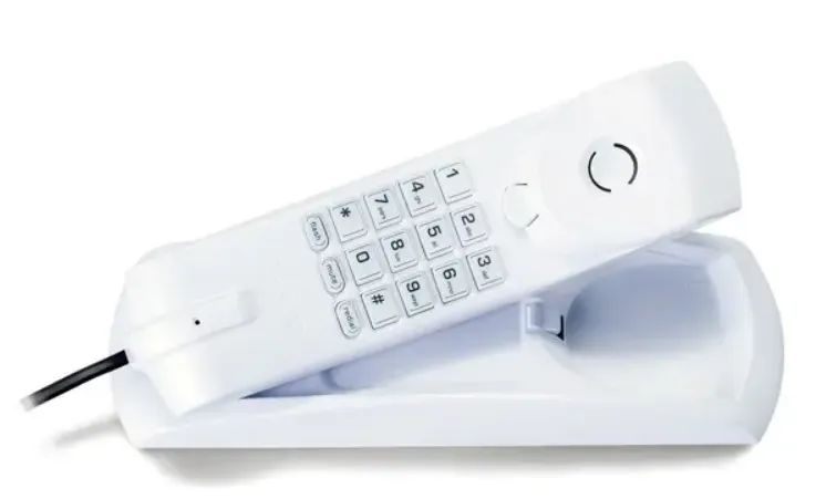 Telefone fixo Intelbras - TC20 - cinza ártico/branco